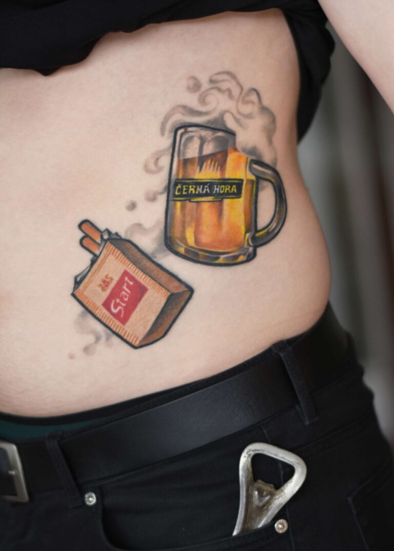 startky a černá hora, pivo tattoo BK
