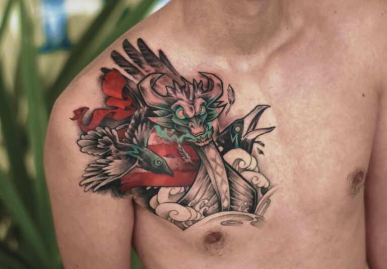 drakkar a havrani, tetování blansko