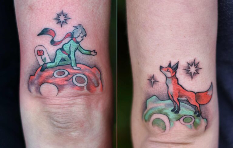 malý princ, barevné tetování v tetovacím studiu Blansko